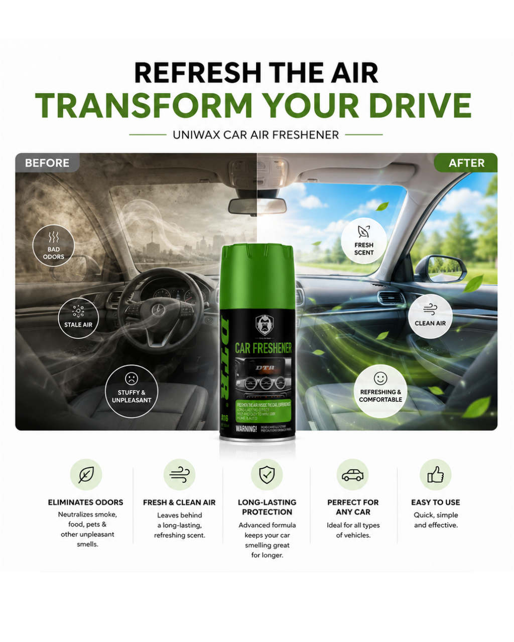 DTR Car AC Deodorizer - (Fabrika Scent)