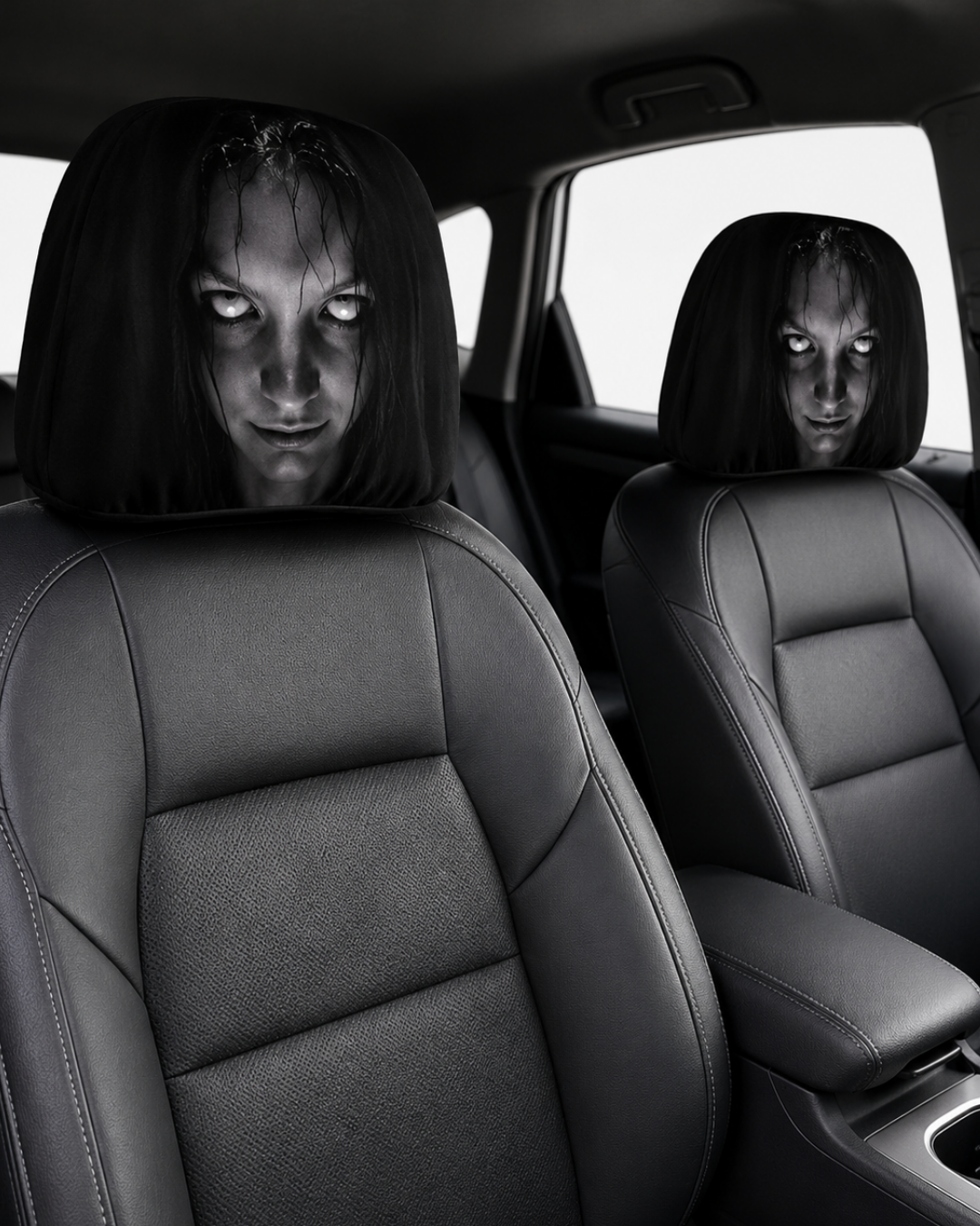 Ghostface Car Headrest Cover