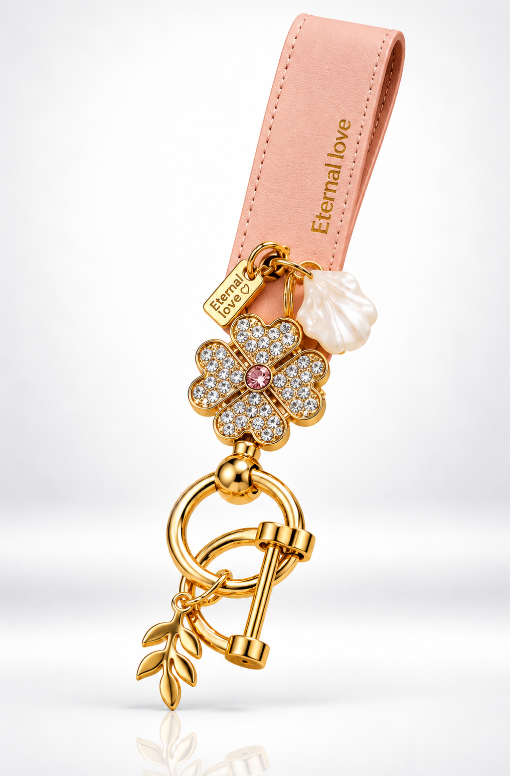 Floral Charm Key Chain